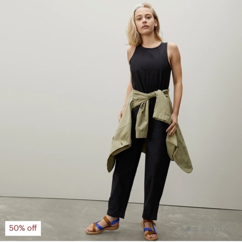 Everlane The Fatigue Jumpsuit in black